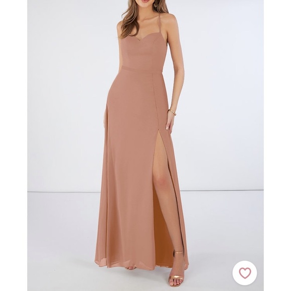 Azazie Dresses & Skirts - Azazie Mandy Dress in Champagne Rose